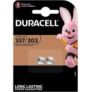 Duracell 357  303 Multi Drain SR44SW SR44W Knopfzelle 1,55V - 2er Verpackung