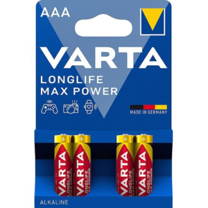 Varta - AAA Micro Longlife Max Power LR03 Batterien - 4er Packung