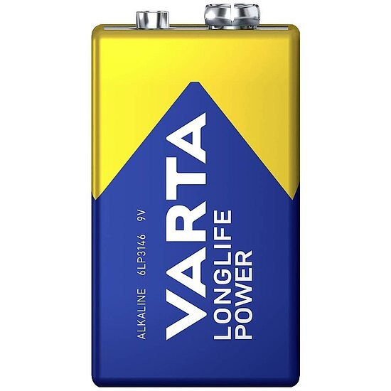 Varta – 9V Block Longlife Power 6LR22 Batterien – lose