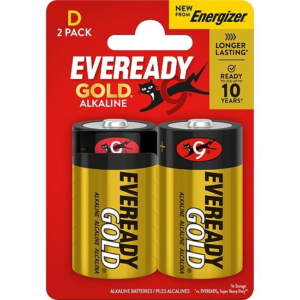Energizer- Eveready Gold Mono (D) - 2er Packung