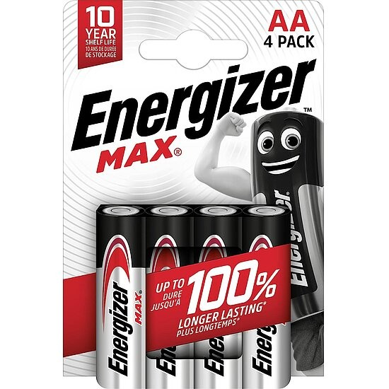 Energizer – AA Mignon Max LR6 Batterien – 4er Packung