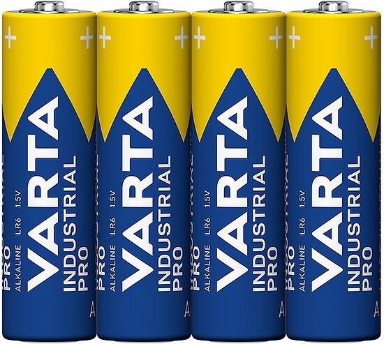 Varta – AA Mignon Pro Industrial LR6 Batterien – 4er Folie