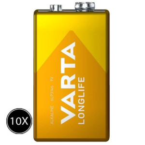 Varta – 9V Block Longlife 6LR22 Batterien – lose