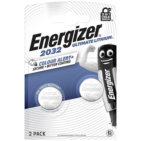 Energizer CR2032 Ultimate Lithium Batterie 3V – 2er Packung