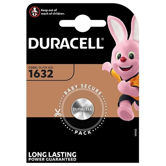 Duracell CR1632 Lithium Batterie 3V – 1er Packung