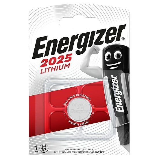 Energizer CR2025 Lithium Batterie 3V – 1er Packung