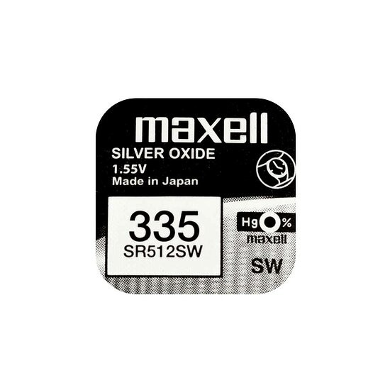 Maxell 335 SR512SW Knopfzelle 1,55V