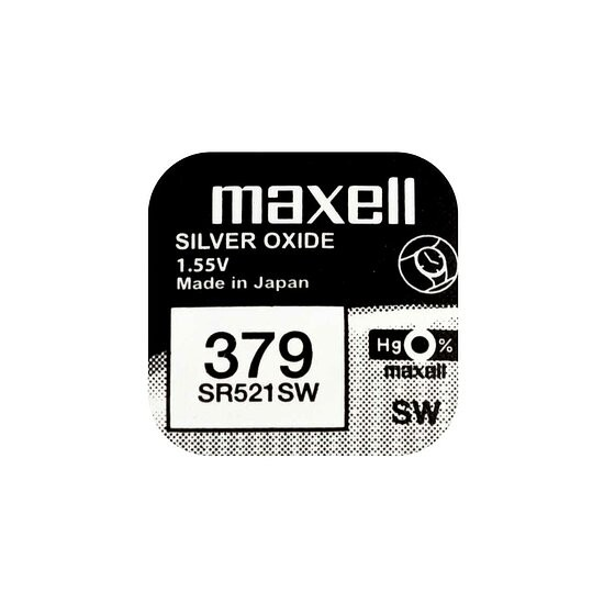 Maxell 379 SR521SW SR63 Knopfzelle 1,55V