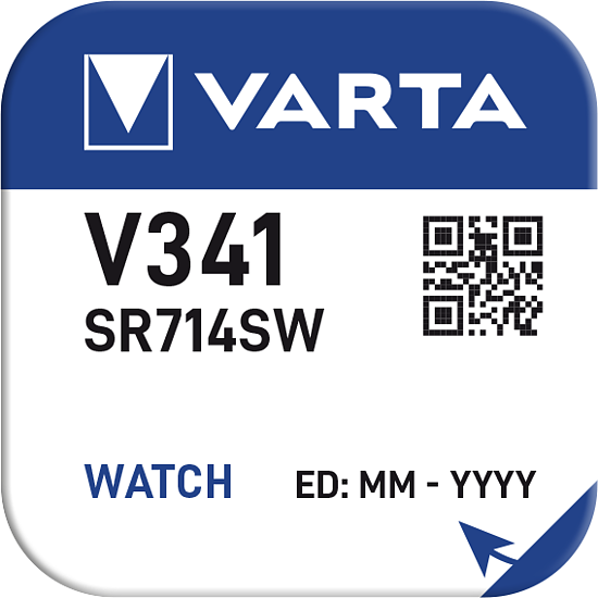 Varta Vatch 341 SR714SW Knopfzelle 1,55V