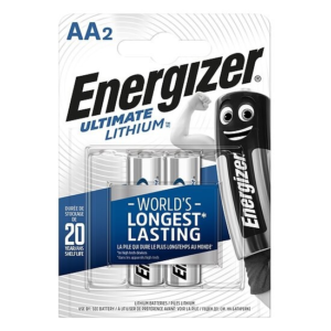 Energizer - AA Mignon Ultimate Lithium FR6 Batterien - 2er Packung