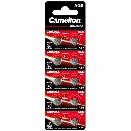 Camelion AG6  LR69 Alkaline Batterie 1,5V – 10er Packung
