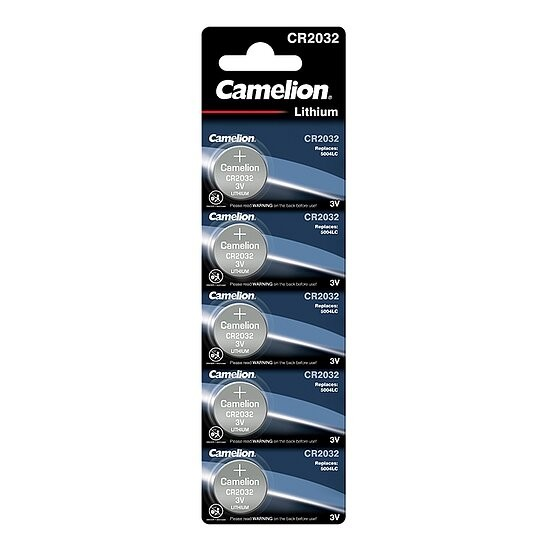 Camelion CR2032 Lithium Batterie 3V – 5er Packung