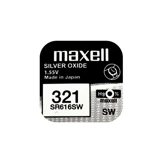 Maxell 321 SR616SW SR65 Knopfzelle 1,55V