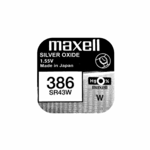 Maxell 386 SR43W Knopfzelle 1,55V