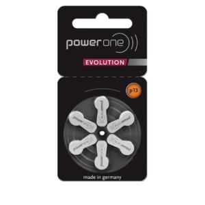 Power One EVOLUTION Hörgerätebatterien - P13 orange PR48 - (6er Blister)