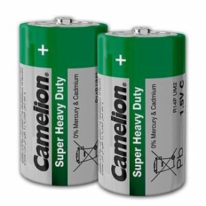 Camelion – Mono D Super Heavy Duty R20 Batterien – 2er Packung