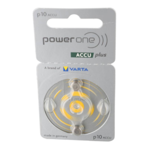 PowerOne P10 PR70 ACCUplus – Wiederaufladbare Hörgeräteakkus (2er Pack)