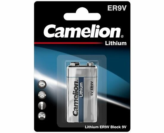 Camelion – 9V Block Lithium 6FR22 Batterien – 1er Packung
