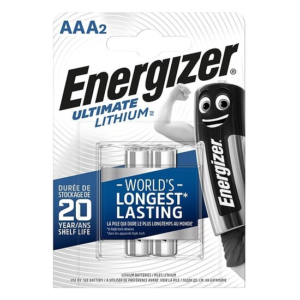 Energizer - AAA Micro Ultimate Lithium FR03 Batterien - 2er Packung