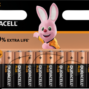 Duracell – AA Mignon Plus LR6 Batterien + 100% LANGLEBIGER Power Boost – 4er Packung