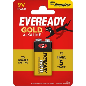 Energizer - Eveready Gold E-Block (9V) - 1er Packung