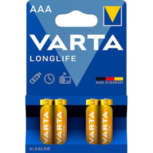 Varta - AAA Micro Longlife LR03 Batterien - 4er Packung