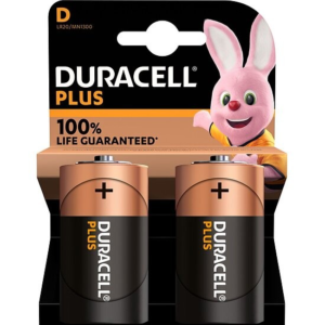 Duracell - Mono D Plus LR20 Batterien + 100% LANGLEBIGER - 2er Packung