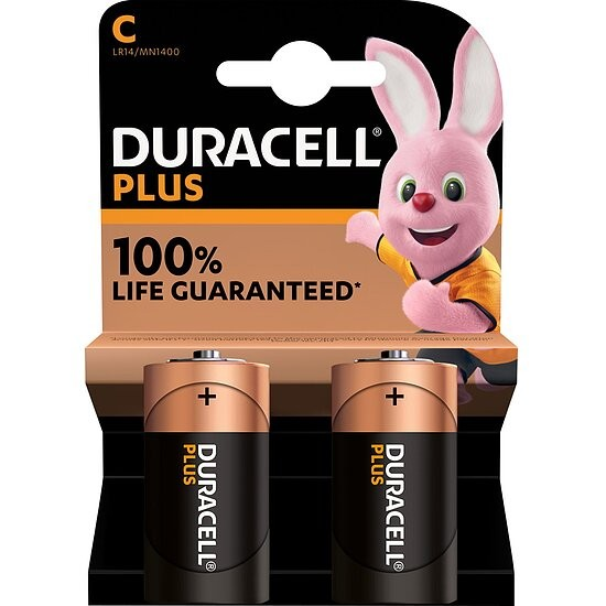 Duracell – Baby C Plus LR14 MN1400 Batterien + 100% LANGLEBIGER* – 2er Packung