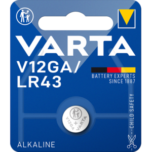 Varta V12GA  LR43 Alkaline Batterie 1,5V - 1er Packung