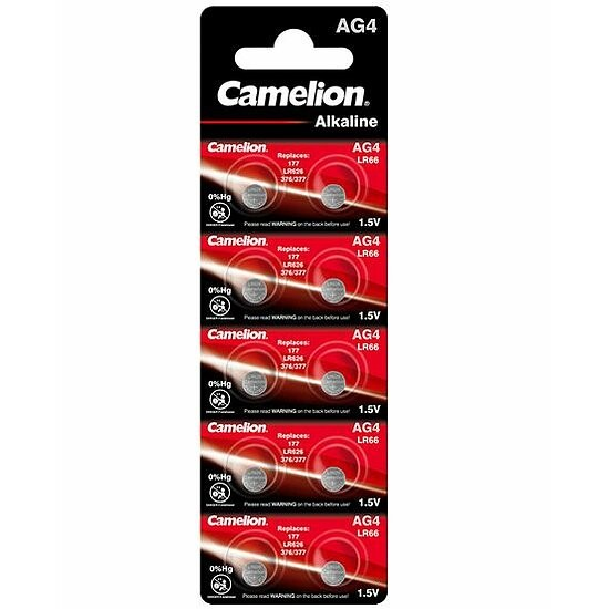 Camelion AG4  LR626 LR66 Alkaline Batterie 1,5V – 10er Packung