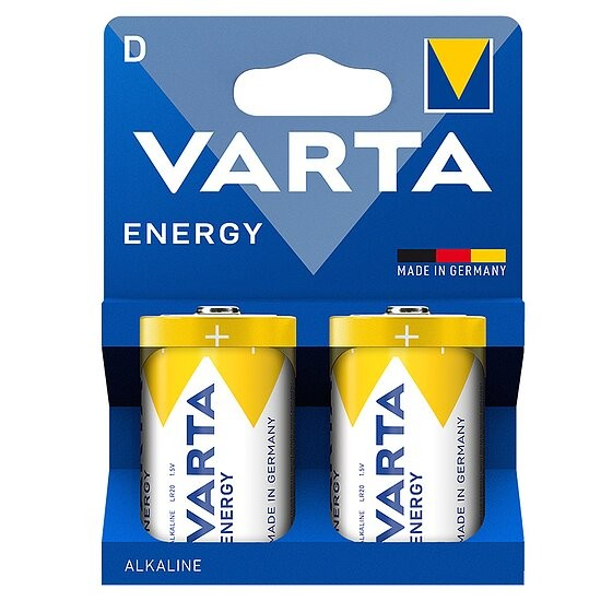Varta – Energy Mono D Batterien – 2er Blister