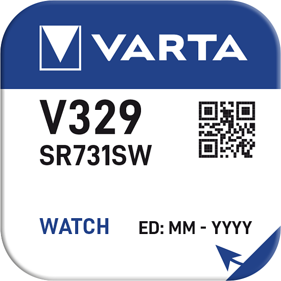 Varta Vatch 329 SR731SW Knopfzelle 1,55V