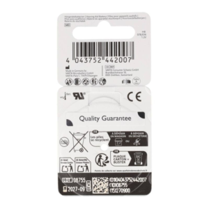 PowerOne P312 PR41 ACCUplus – Wiederaufladbare Hörgeräteakkus (2er Pack)