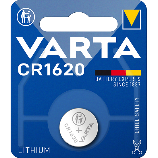 Varta CR1620 Lithium Batterie 3V – 1er Packung